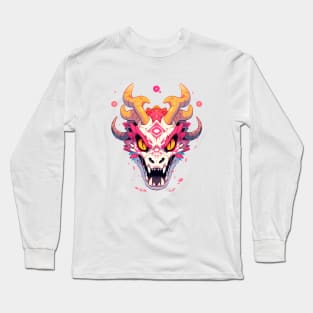 A dragon cartoon anime style Long Sleeve T-Shirt